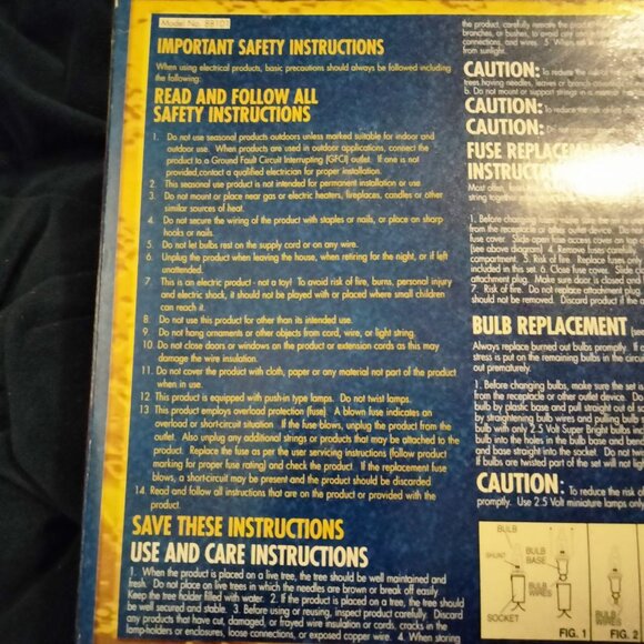 Icicle String Lights 100  White Wire Clear Bulbs Outdoor Indoor 10 Ft - Picture 10 of 10